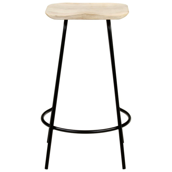 Bar Stools 4 pcs Solid Mango Wood