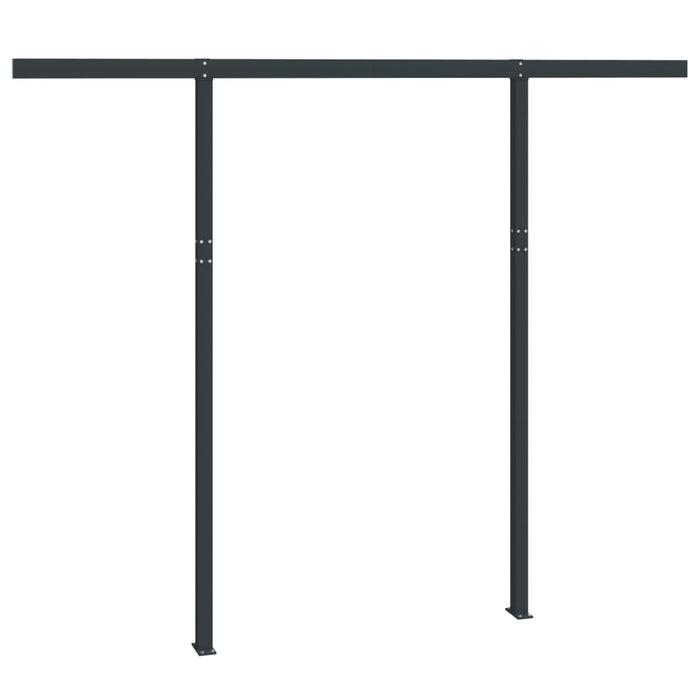 Awning Post Set Anthracite 300x245 cm Iron