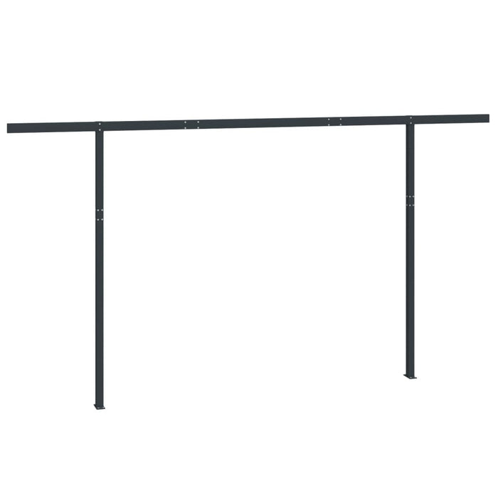 Awning Post Set Anthracite 450x245 cm Iron