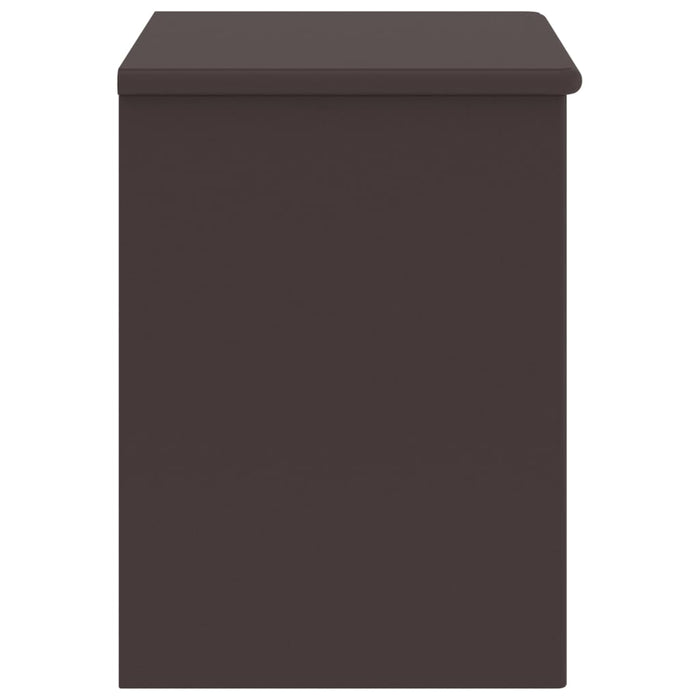 Bedside Cabinet Dark Brown 35x30x40 cm Solid Pinewood