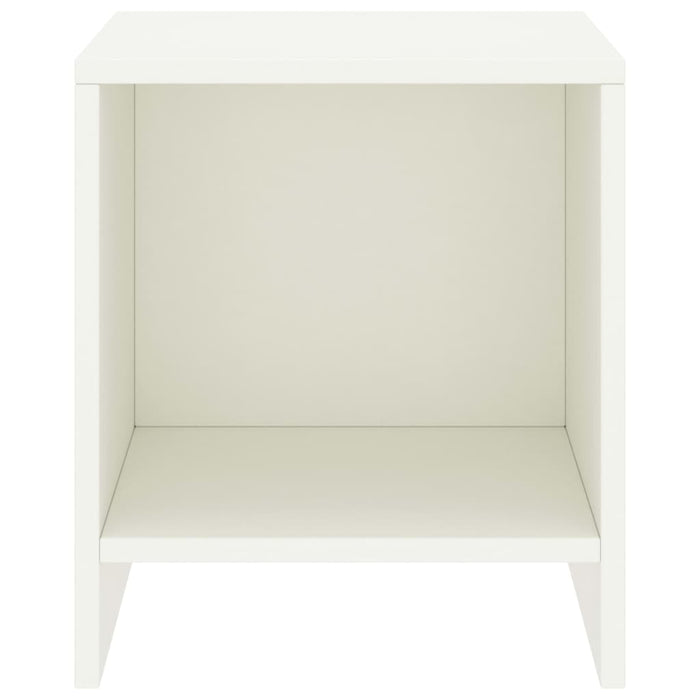 Bedside Cabinet White 35x30x40 cm Solid Pinewood