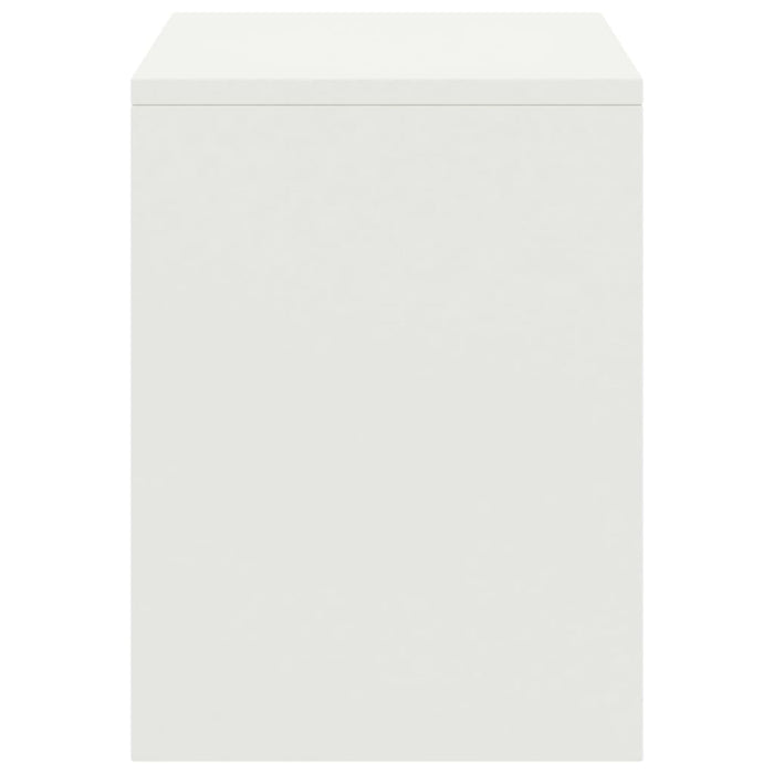 Bedside Cabinet White 35x30x40 cm Solid Pinewood