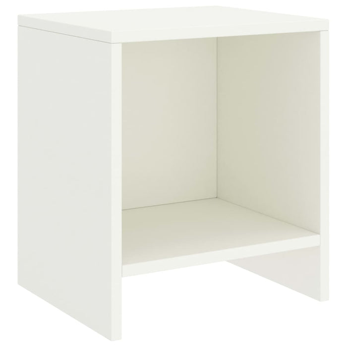 Bedside Cabinets 2 pcs White 35x30x40 cm Solid Pinewood