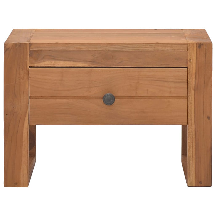 Bedside Cabinet 50x30x35 cm Solid Teak Wood