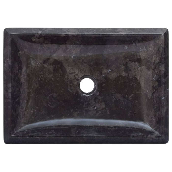 Sink Black 50x35x10 cm Marble