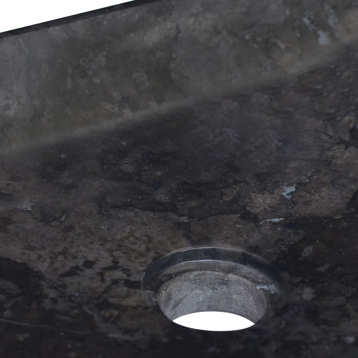 Sink Black 50x35x10 cm Marble