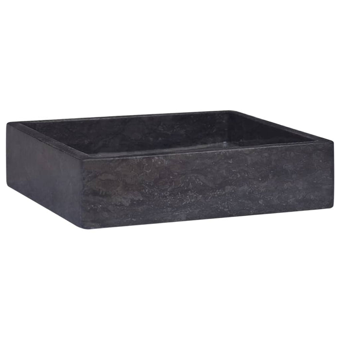 Sink Black 40x40x10 cm Marble