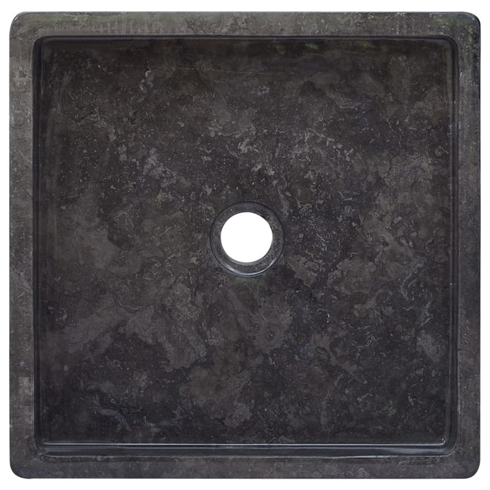 Sink Black 40x40x10 cm Marble