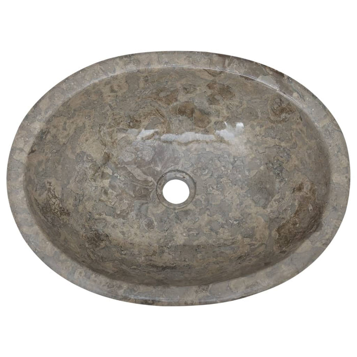 Sink Grey 53x40x15 cm Marble