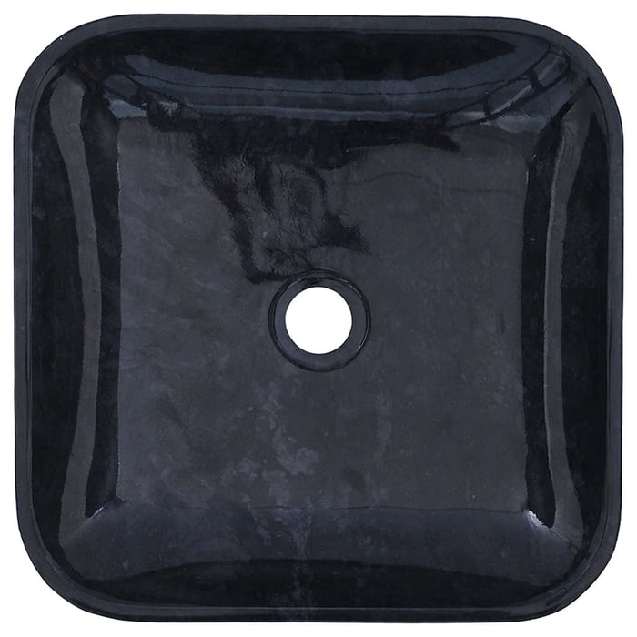 Sink Black 40x40x10 cm Marble