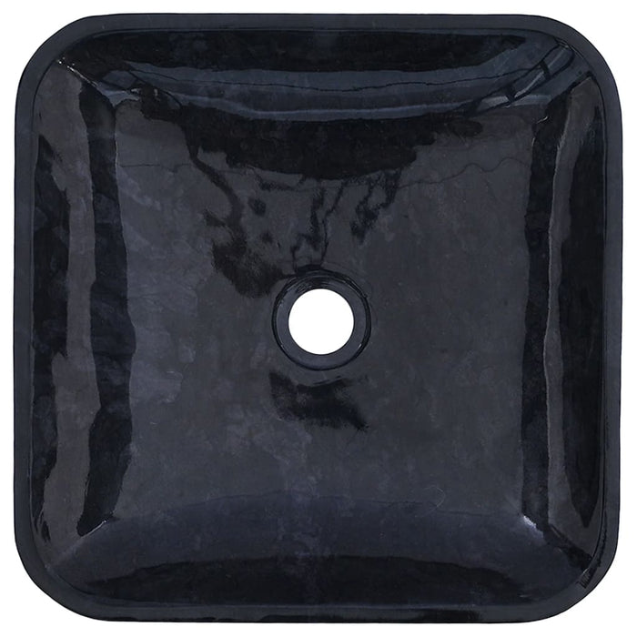 Sink Black 40x40x10 cm Marble