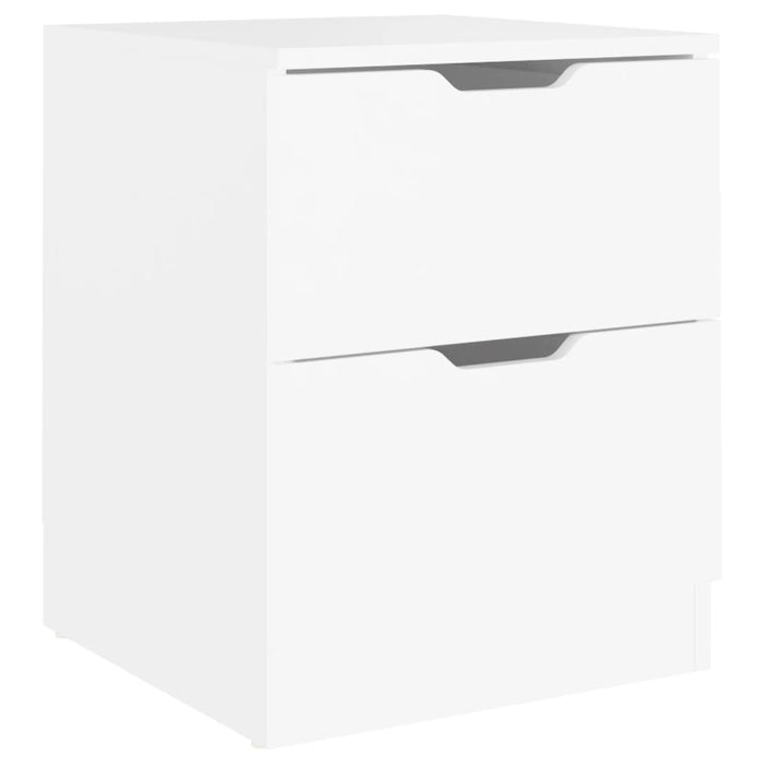 Bedside Cabinet White 40x40x50 cm Engineered Wood