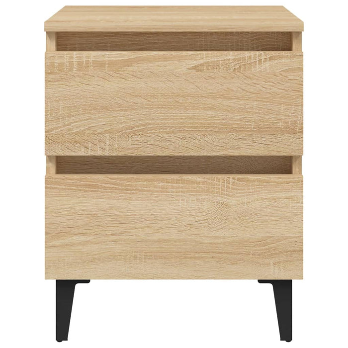 Bed Cabinets 2 pcs Sonoma Oak 40x35x50 cm Engineered Wood