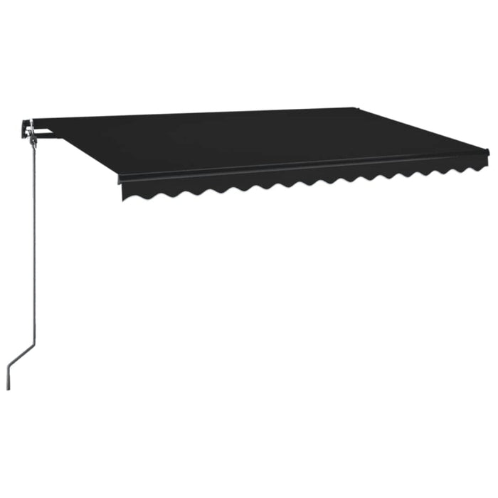 Manual Retractable Awning 450x350 cm Anthracite