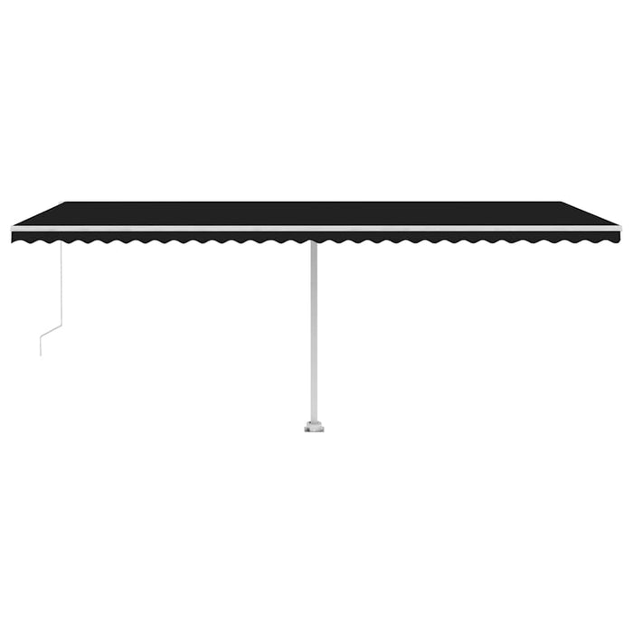 Freestanding Manual Retractable Awning 600x300 cm Anthracite