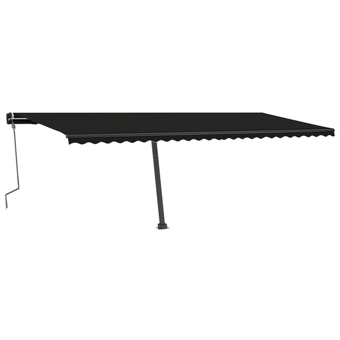 Copertina retractabilă manuală de sine stătătoare 600x350 cm Antracit