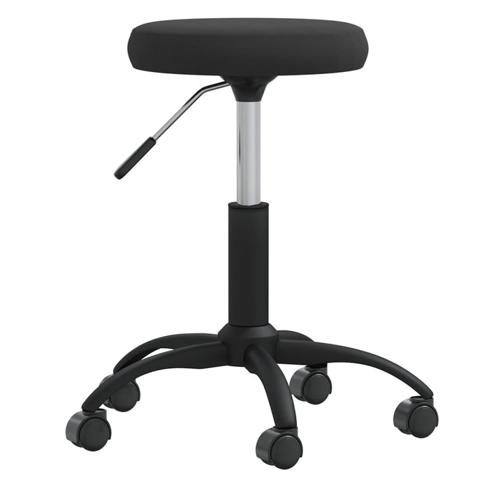 Office Swivel Chair Black Velvet