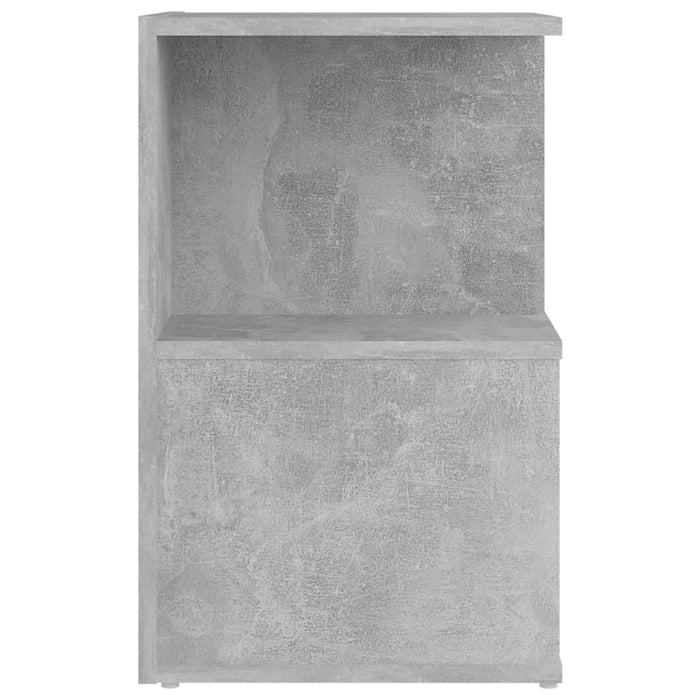 Bedside Cabinets 2 pcs Concrete Grey 35x35x55 cm Engineered Wood