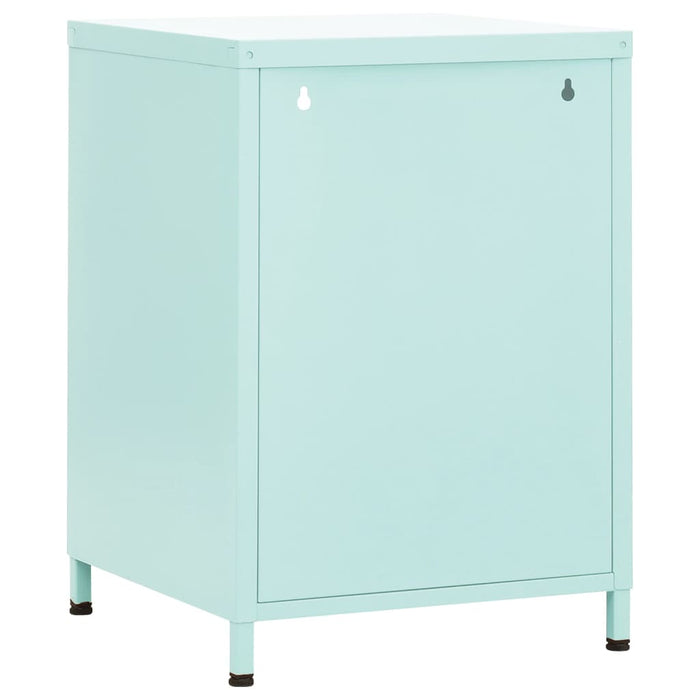 Nightstand Mint 35x35x51 cm Steel