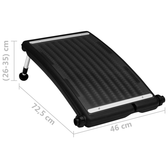 Curved Pool Solar Heating Panel 72.5x46 cm