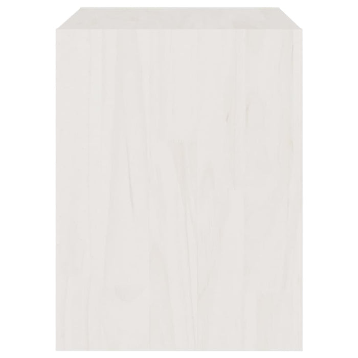 Bedside Cabinets 2 pcs White 40x30.5x40 cm Solid Pinewood