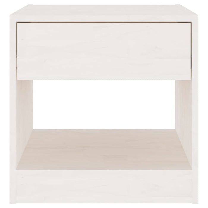 Bedside Cabinets 2 pcs White 40x31x40 cm Solid Pinewood