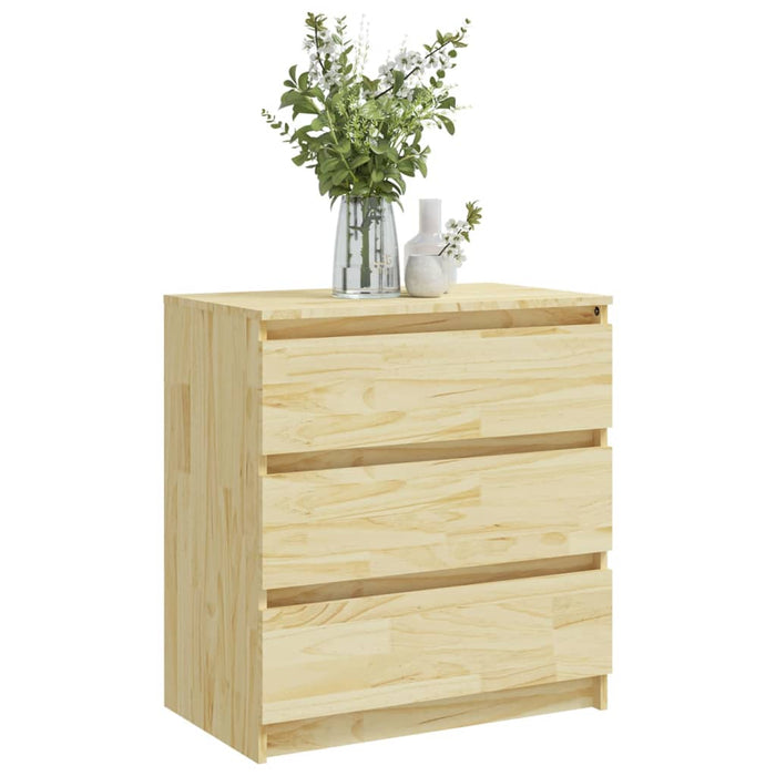 Bedside Cabinet 60x36x64 cm Solid Pinewood