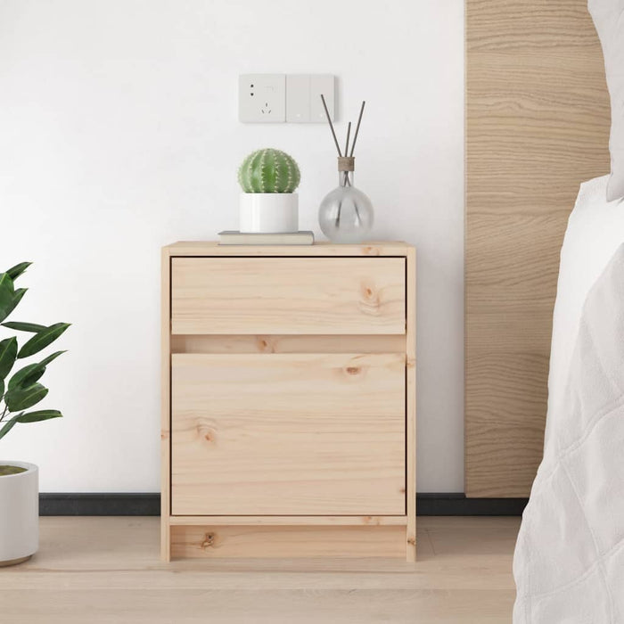 Bedside Cabinets 2 pcs 40x31x50 cm Solid Pinewood