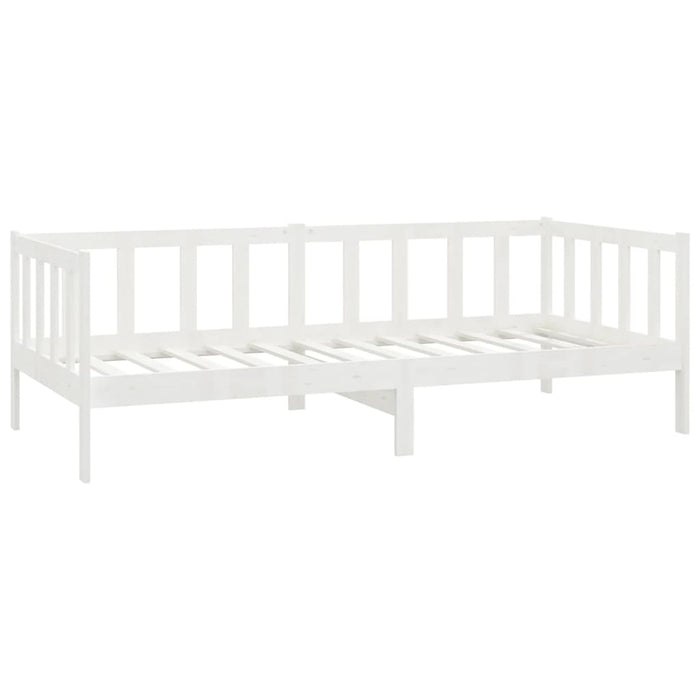 Day Bed without Mattress White Solid Wood Pine 90x200cm