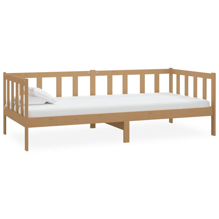 Day Bed without Mattress Honey Brown Solid Wood Pine 90x200cm