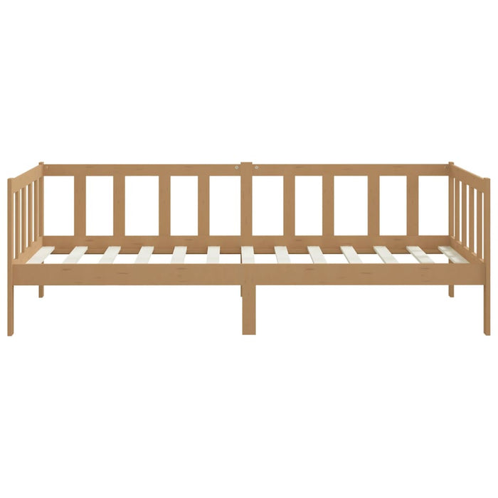 Day Bed without Mattress Honey Brown Solid Wood Pine 90x200cm