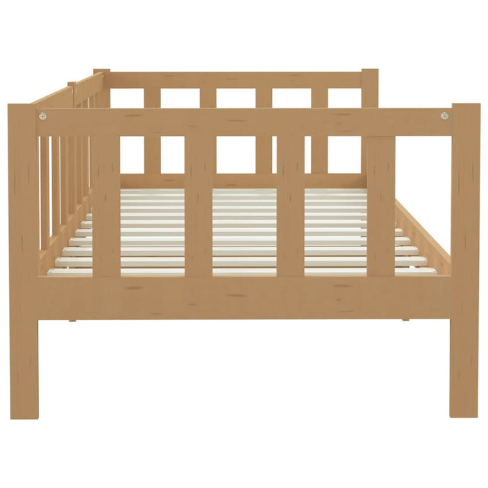 Day Bed without Mattress Honey Brown Solid Wood Pine 90x200cm