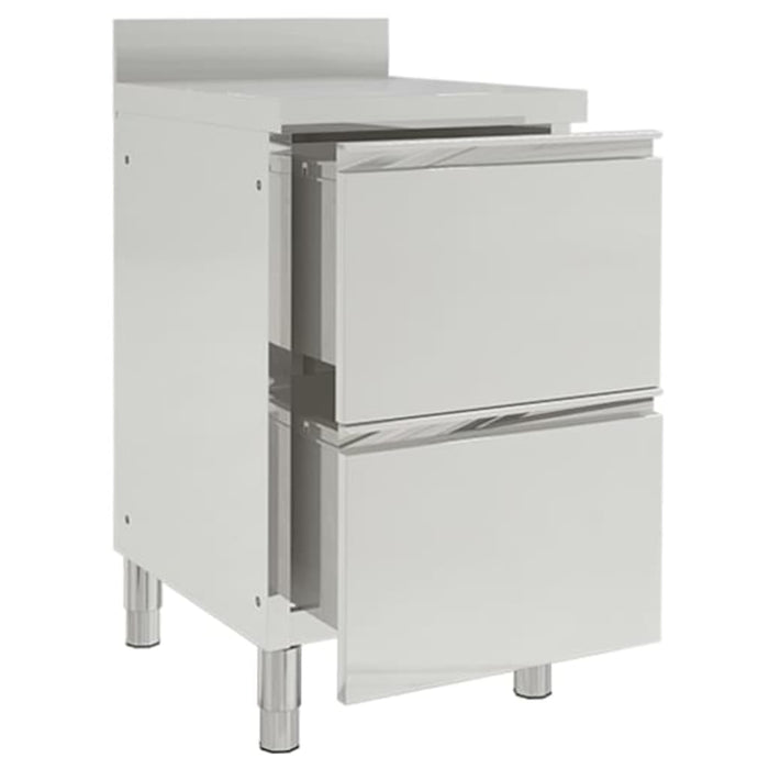 Commercial Kitchen Cabinets 2 pcs Stainless Steel