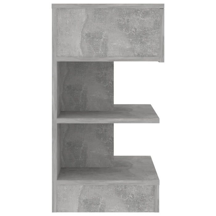 Bedside Cabinets 2 pcs Concrete Grey 40x35x65 cm