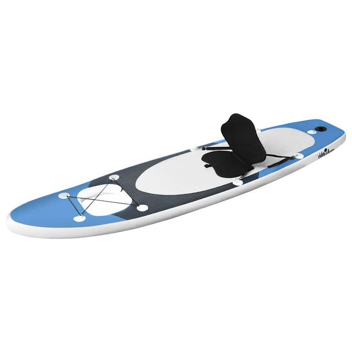 Inflatable Stand Up Paddle Board Set Sea Blue 330x76x10 cm