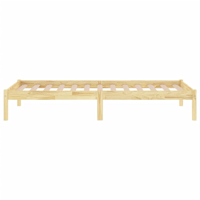 Bed Frame without Mattress Solid Wood Single