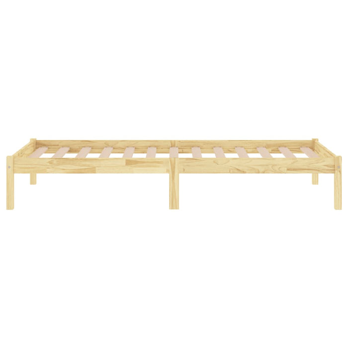 810002 vidaXL Bed Frame without Mattress Solid Wood 90x200 cm