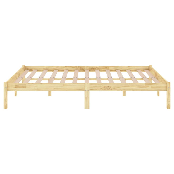 810027 vidaXL Bed Frame without Mattress Solid Wood 160x200 cm