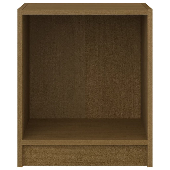 Bedside Cabinet Honey Brown 35.5x33.5x41.5 cm Solid Pinewood