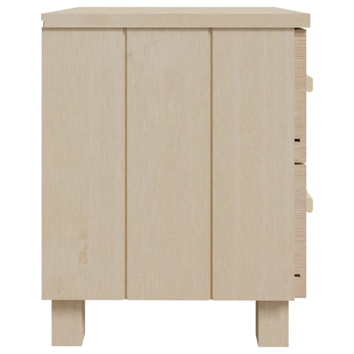 Bedside Cabinets HAMAR 2 pcs Honey Brown 40x35x44.5cm Solid Wood