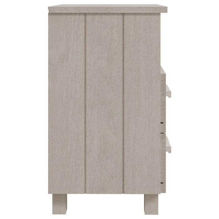 Bedside Cabinets HAMAR 2 pcs White 40x35x62 cm Solid Wood