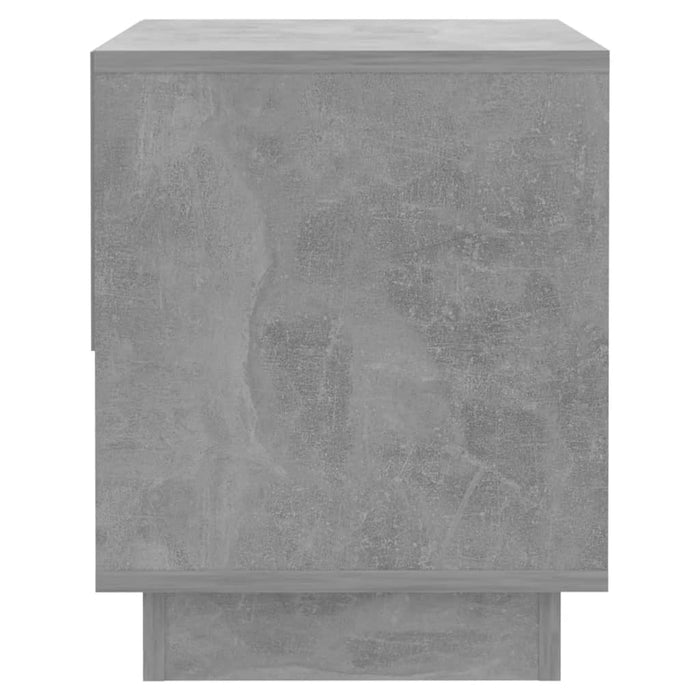 Noptiera Gri Beton 45x34x44 cm Lemn de inginerie