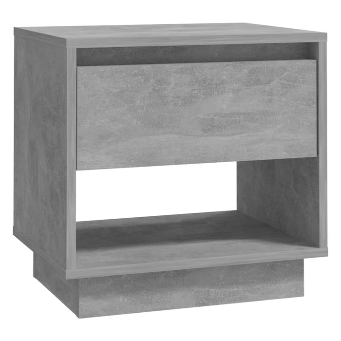 Bedside Cabinets 2 pcs Concrete Grey 45x34x44 cm Engineered Wood