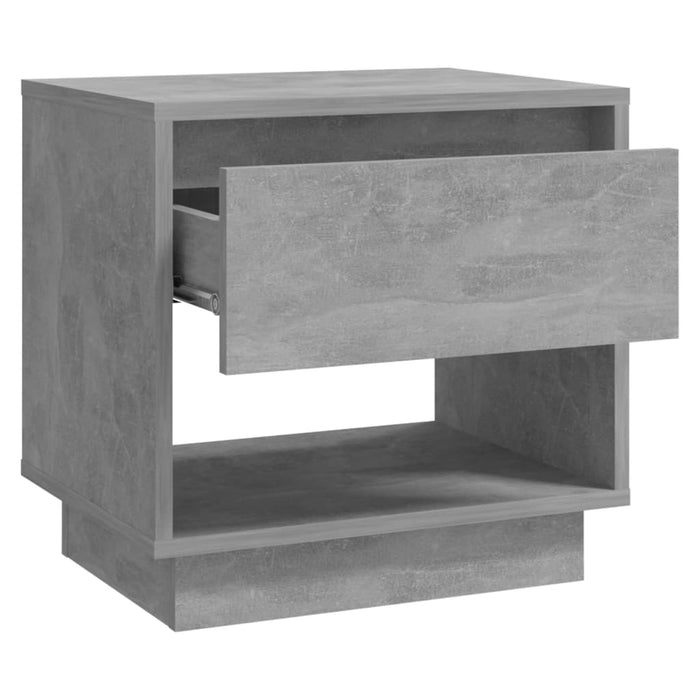 Bedside Cabinets 2 pcs Concrete Grey 45x34x44 cm Engineered Wood