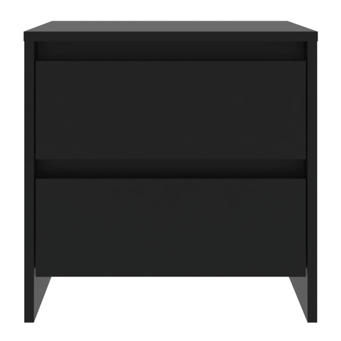 Bedside Cabinets 2 pcs Black 45x34.5x44.5 cm Engineered Wood