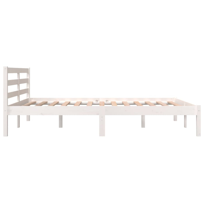 Bed Frame without Mattress 120x190cm White Small Double