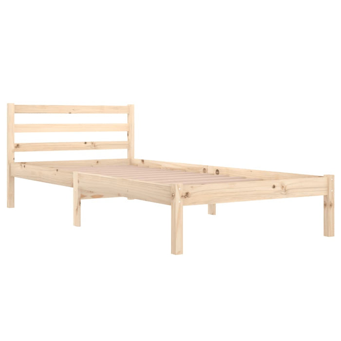 Bed Frame without Mattress Solid Wood Pine 90x200cm