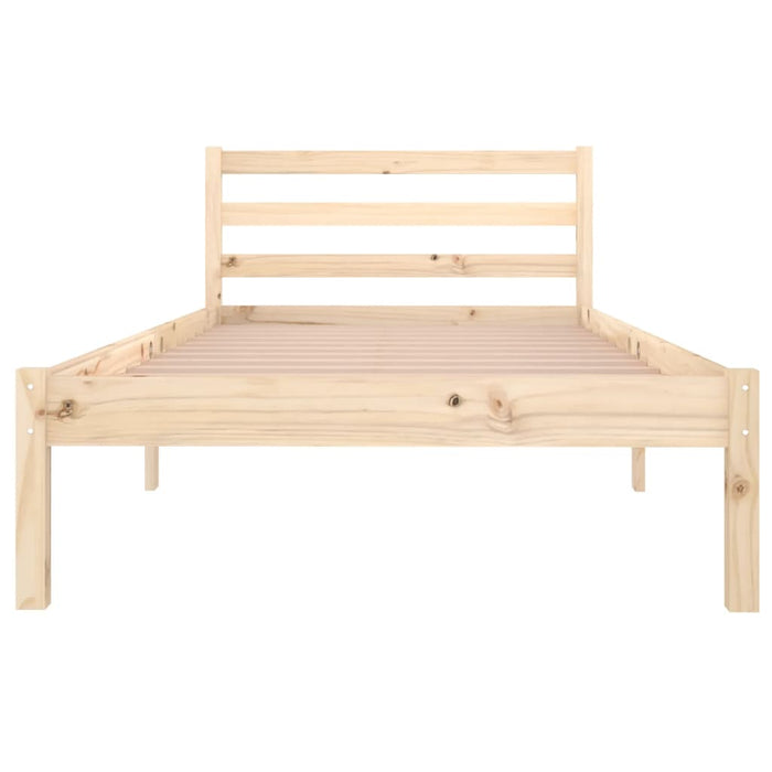 Bed Frame without Mattress Solid Wood Pine 90x200cm