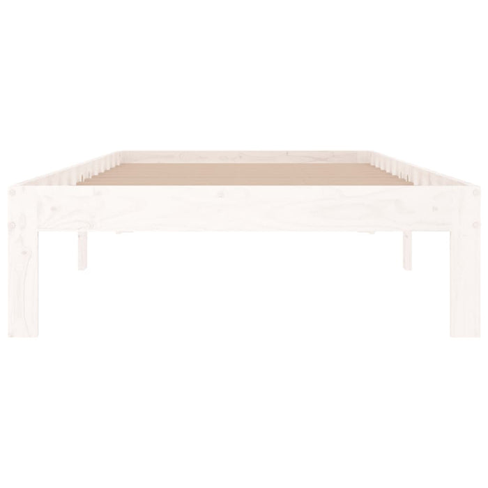 Bed Frame without Mattress White 90x190cm Single