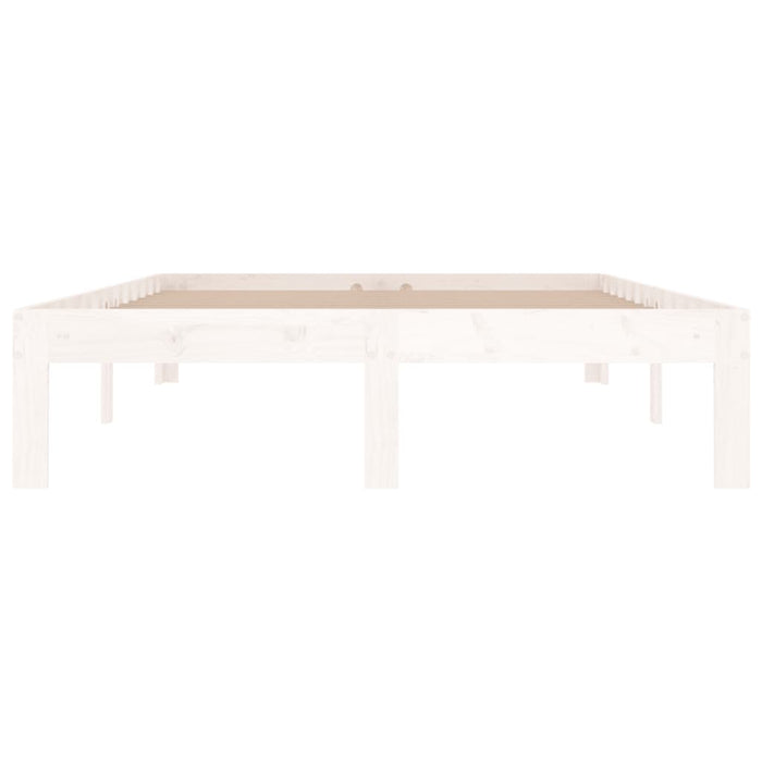 Bed Frame without Mattress White 120x190cm Small Double